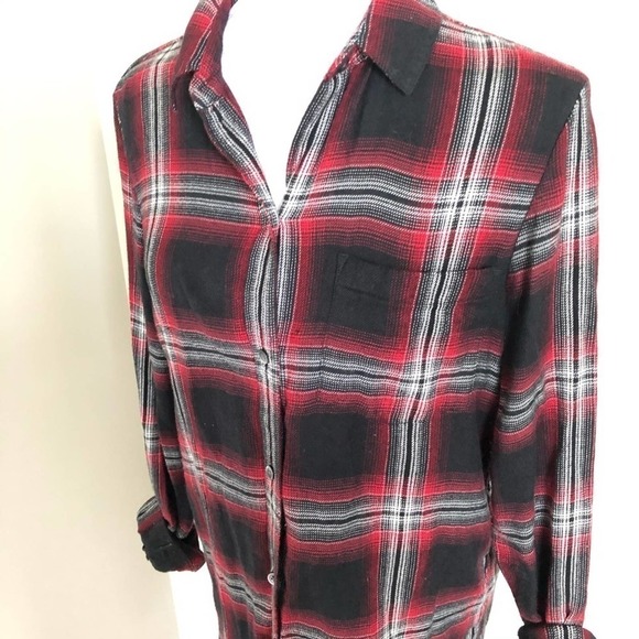 MADEWELL Classic Ex-Boyfriend Shirt in Plaid Small - Picture 6 of 8